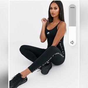 NIKE BLACK UNITARD JUMPSUIT BNWT SIZE LARGE